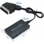 USB-адаптер для HD TV DVD Xbox PS3 BLU-Ray, конвертер SCART до HDMI 1080 HD з кабелем HDMI