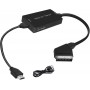 USB-адаптер для HD TV DVD Xbox PS3 BLU-Ray, конвертер SCART до HDMI 1080 HD з кабелем HDMI