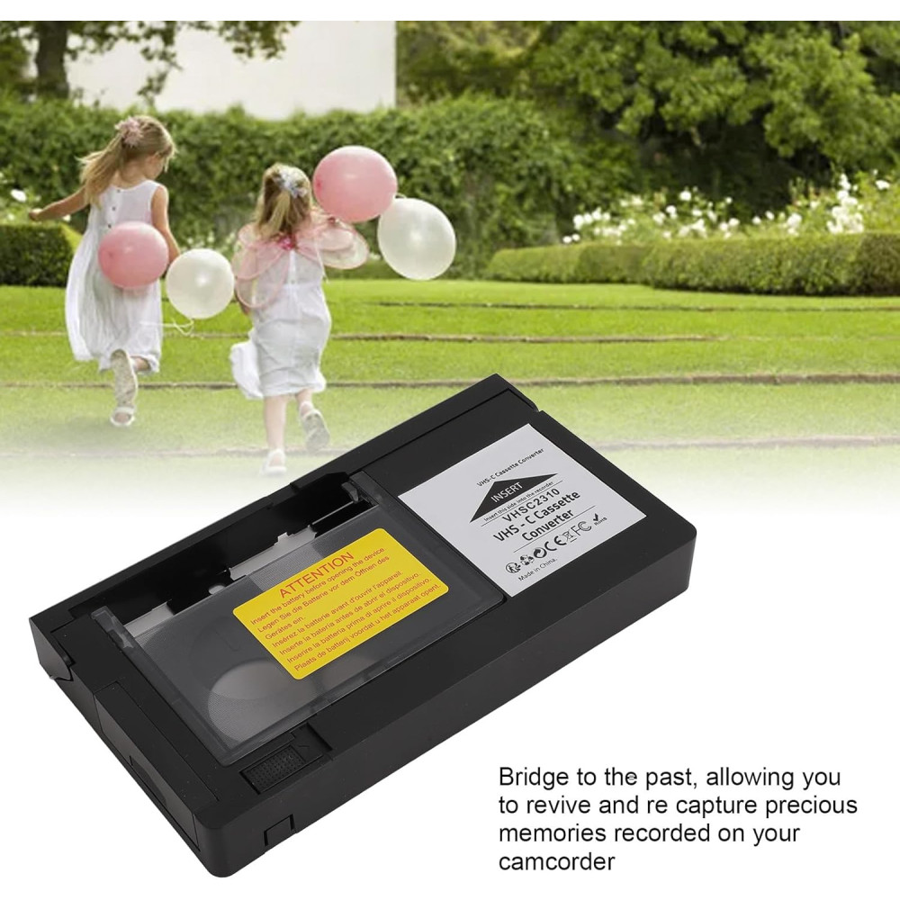 Переходник Tangxi для кассет S VHS C/S VHS (видеоконвертер, моторизированная кассета, 6 мм)