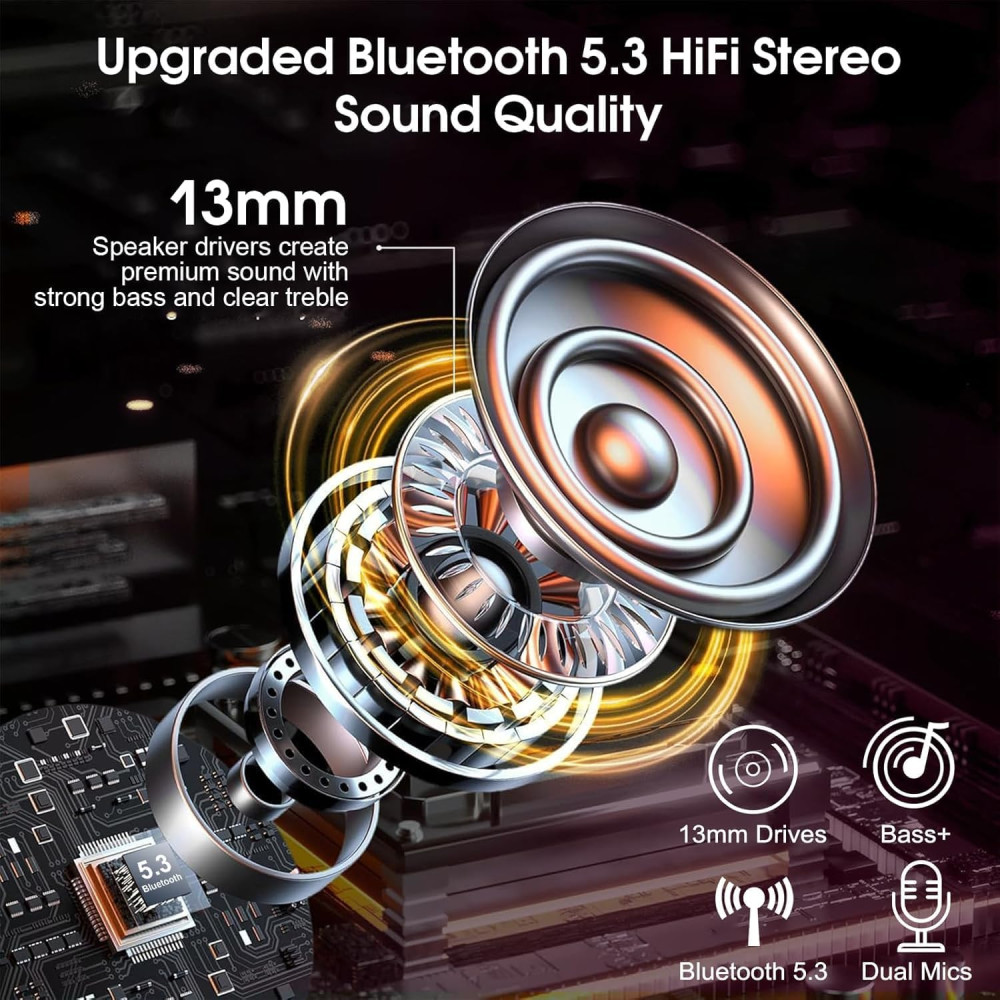 Bluetooth - гарнитура SKIUDCT для разговоров, Беспроводная bluetooth гарнитура с шумопоглощением