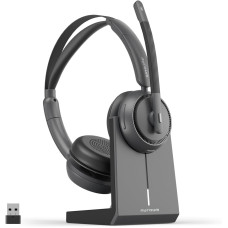 Беспроводная гарнитура Nuroum HP31D, наушники с зарядной базой, USB-подключением