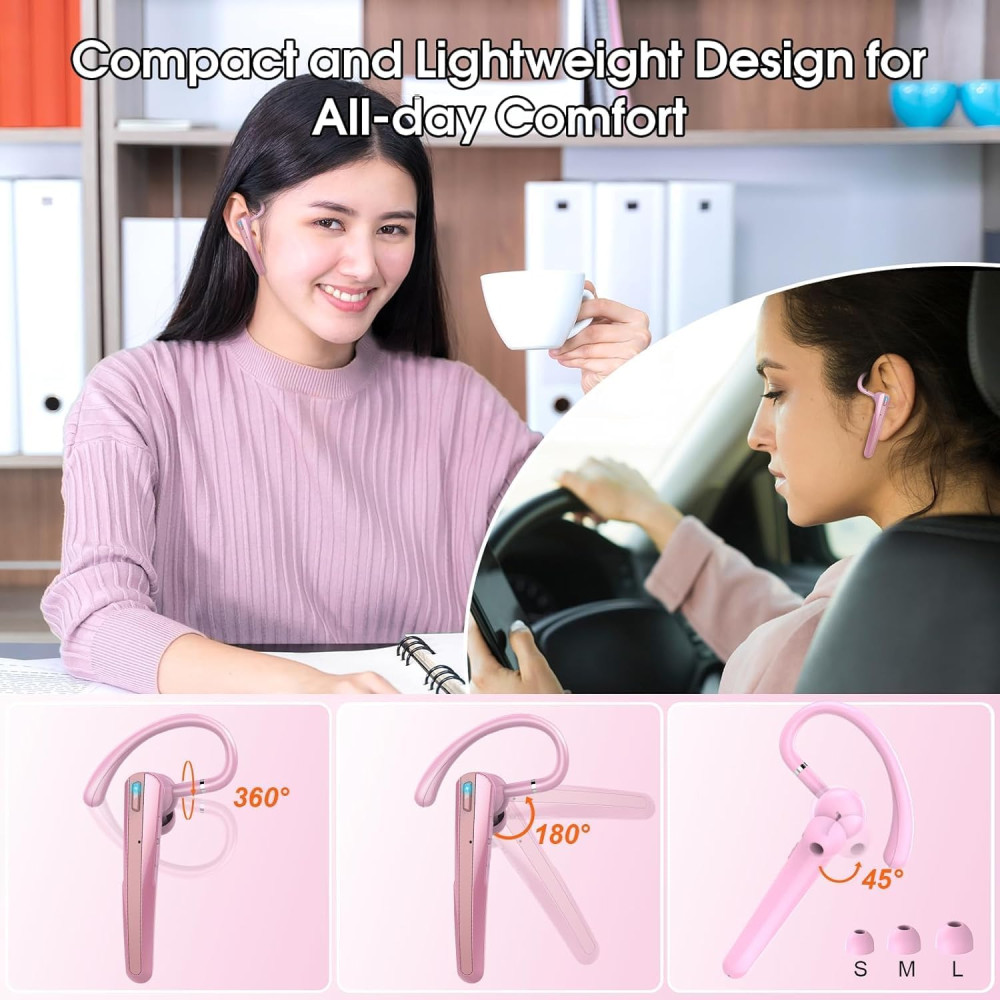 Bluetooth - гарнитура SKIUDCT для разговоров, Беспроводная bluetooth гарнитура с шумопоглощением