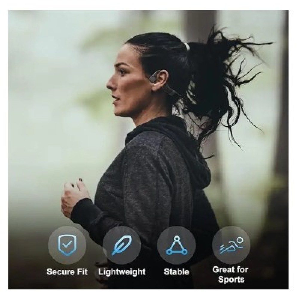 Спортивные наушники Erssimo, Bluetooth 5.3, с костной проводимостью