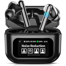 Наушники-вкладыши Bluetooth 5.4 с сенсорным экраном и глубокими басами HiFi