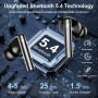 Навушники-вкладиші Bluetooth 5.4 із сенсорним екраном і глибокими басами HiFi