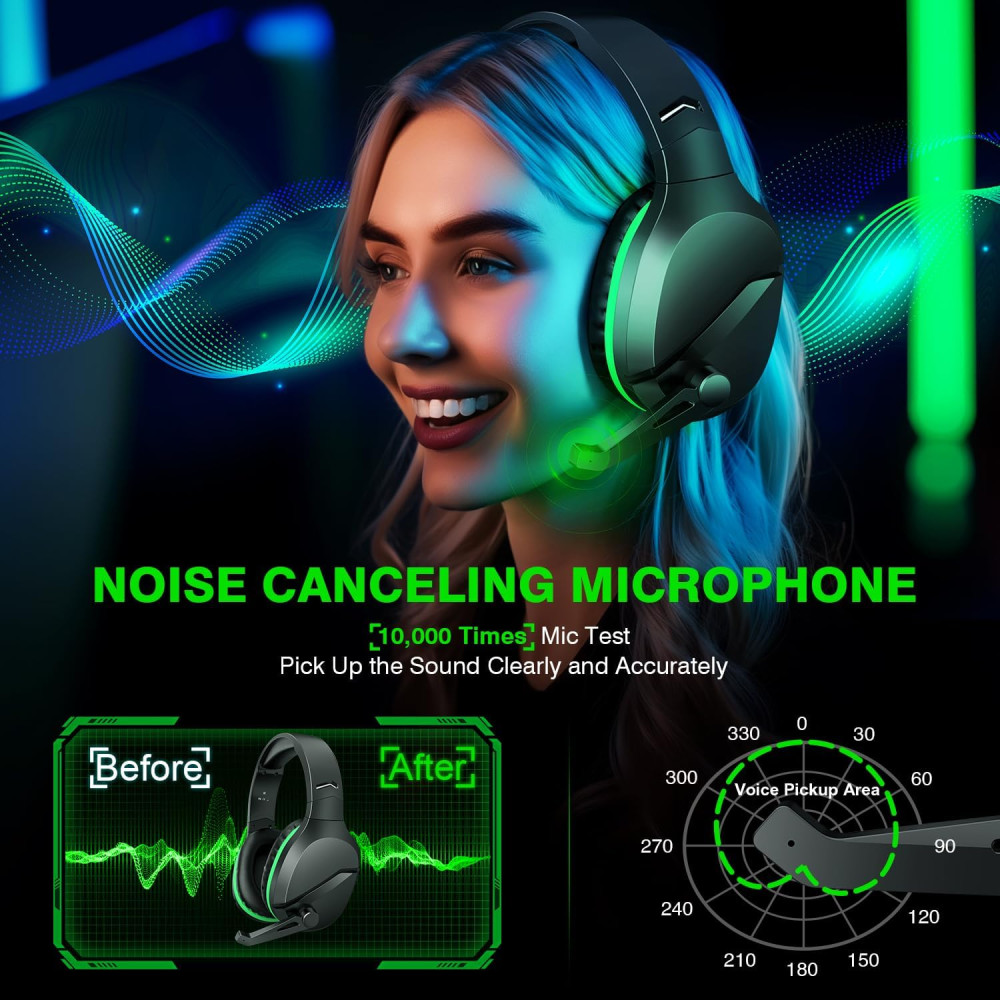Игровые наушники X3 WolfLawS для Xbox Series X|S, Xbox One, PS5, ПК, Mac, Nintendo Switch