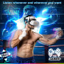Ігрові навушники Krysenix для ПК, PS4, PS5, Switch, VR, з ключем 2,4 ГГц з мікрофоном