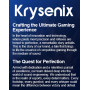 Ігрові навушники Krysenix для ПК, PS4, PS5, Switch, VR, з ключем 2,4 ГГц з мікрофоном