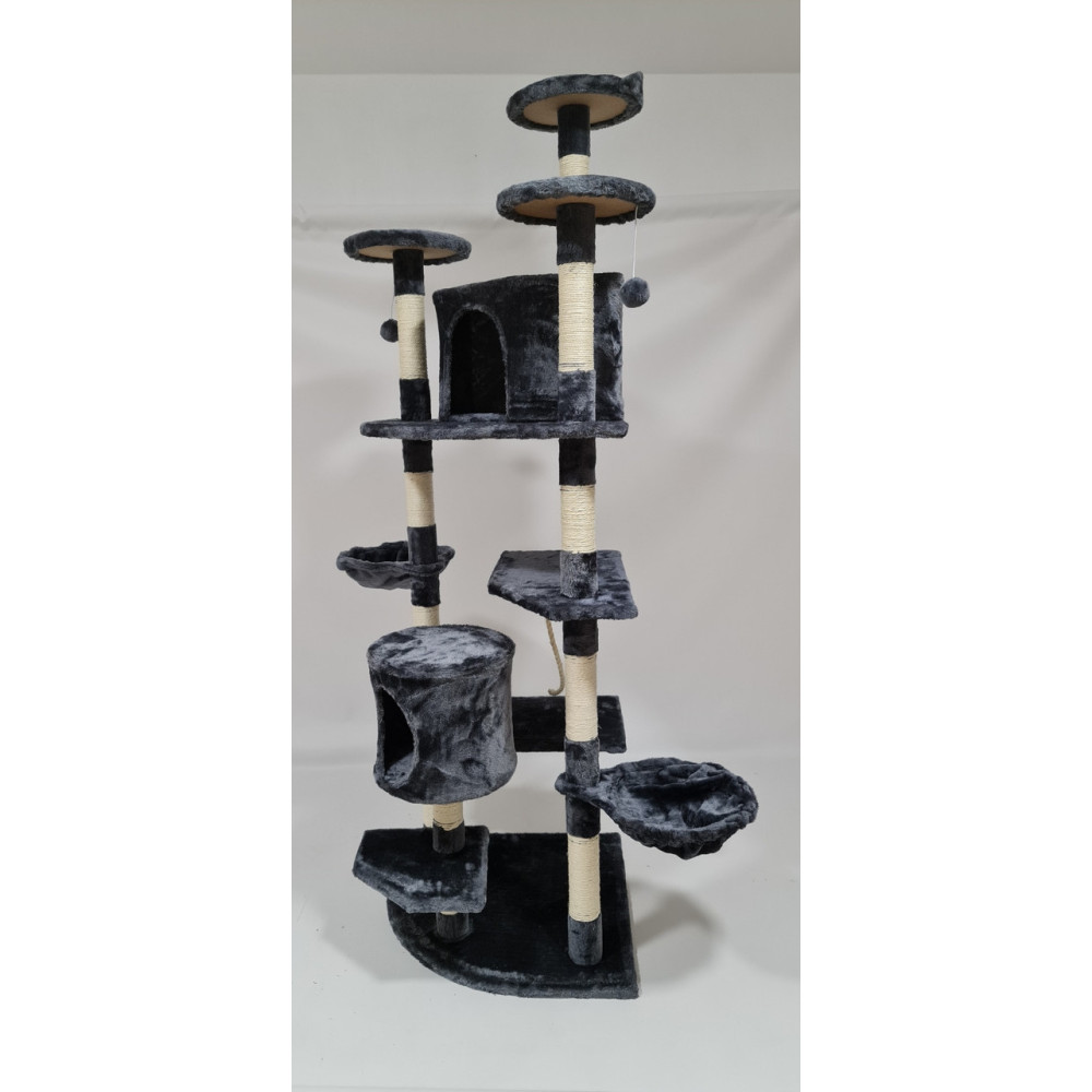 Когтеточка, домик, дряпка для кошек Avko CatTree 1966 Grey