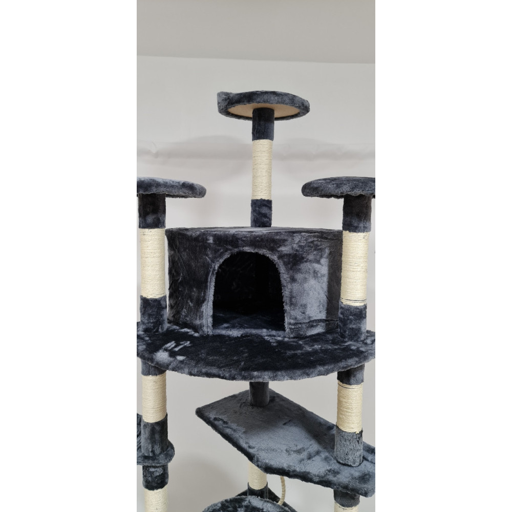 Когтеточка, домик, дряпка для кошек Avko CatTree 1966 Grey