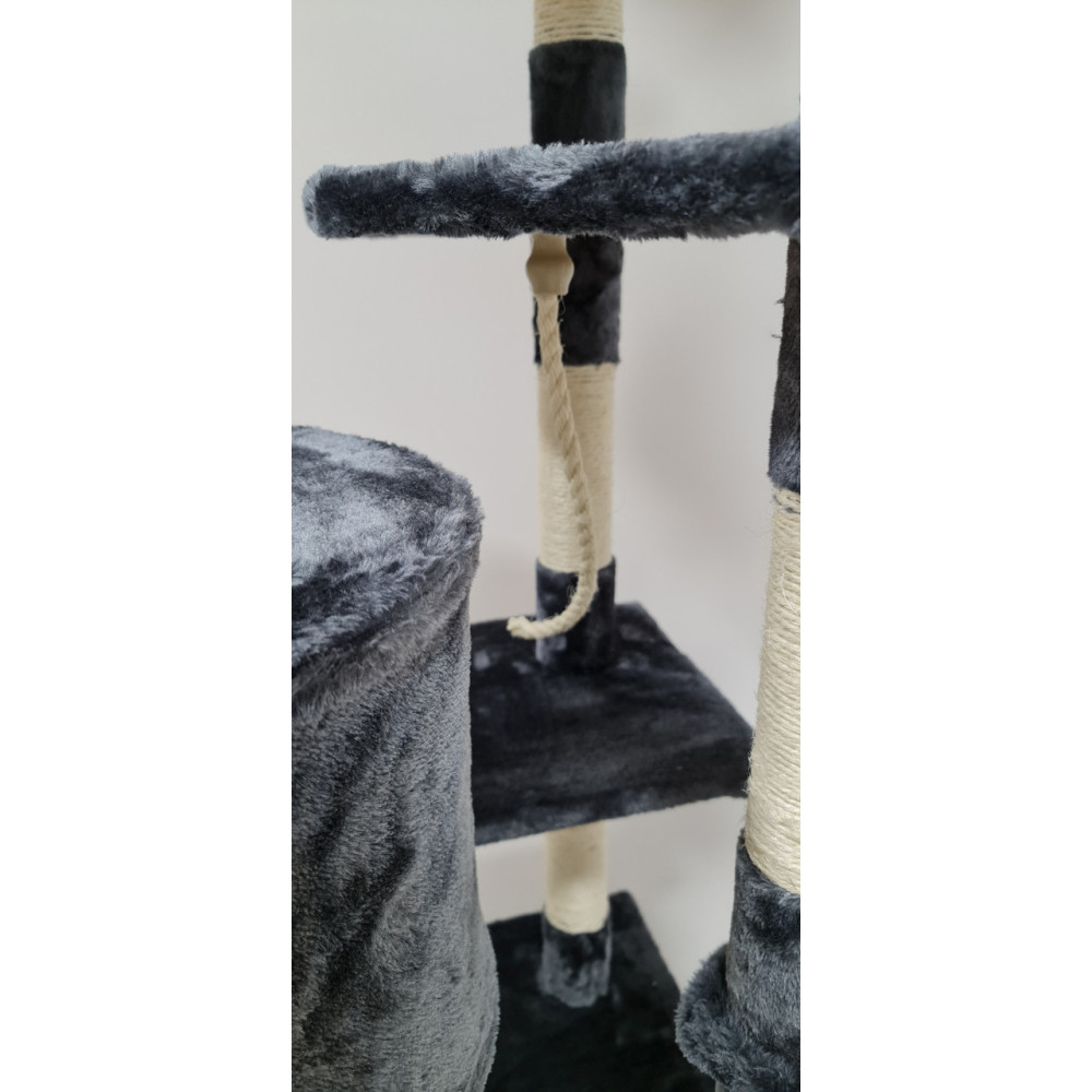 Когтеточка, домик, дряпка для кошек Avko CatTree 1966 Grey