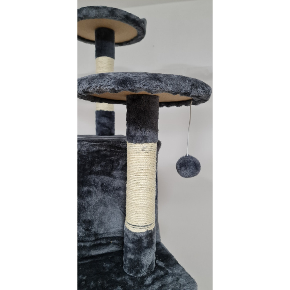 Когтеточка, домик, дряпка для кошек Avko CatTree 1966 Grey