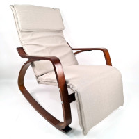 Кресло качели Avko ARC003 Walnut Beige