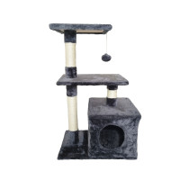 Когтеточка, домик, дряпка для кошек Avko CatTree 1053 Grey