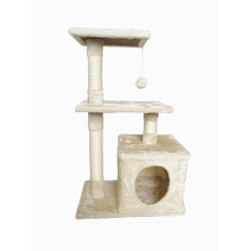 Когтеточка, домик, дряпка для кошек Avko CatTree 1054 Beige