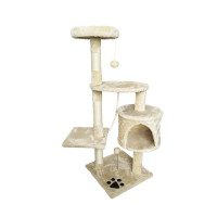 Когтеточка, домик, дряпка для кошек Avko CatTree 1048 Beige