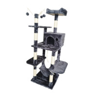 Когтеточка, домик, дряпка для кошек Avko CatTree 1062 Grey