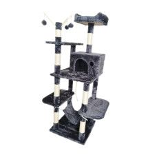 Когтеточка, домик, дряпка для кошек Avko CatTree 1062 Grey