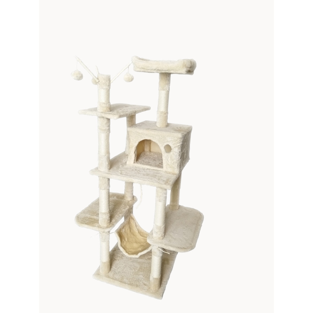 Когтеточка, домик, дряпка для кошек Avko CatTree 1063 Beige