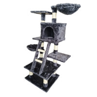 Когтеточка, домик, дряпка для кошек Avko CatTree 1322 Grey