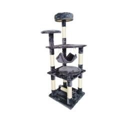 Когтеточка, домик, дряпка для кошек Avko CatTree 1222 Grey