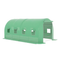Посилена теплиця парник для городу та саду з вікнами Avko Garden 10м2 = 400*250*200