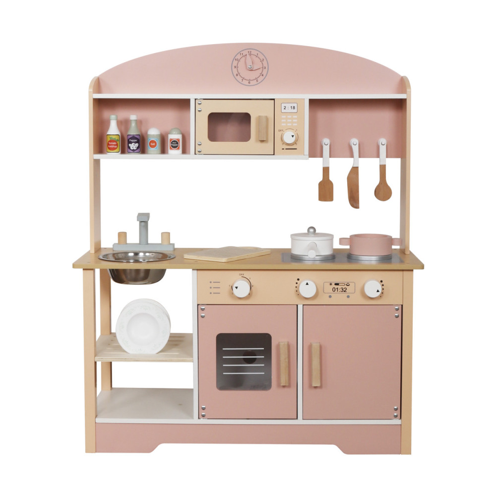 Детская деревянная кухня AVKO Парма Pink