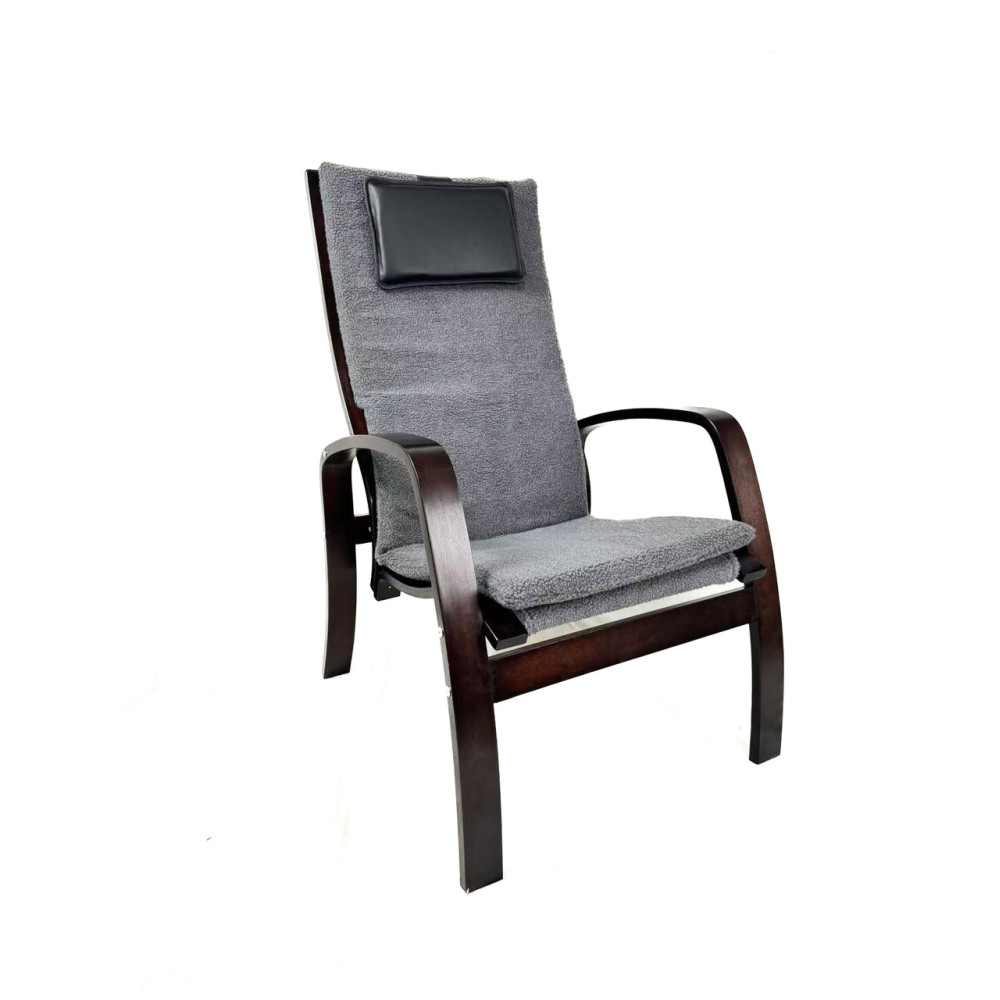 Кресло для отдыха с подставкой Avko ARC011 Walnut Grey