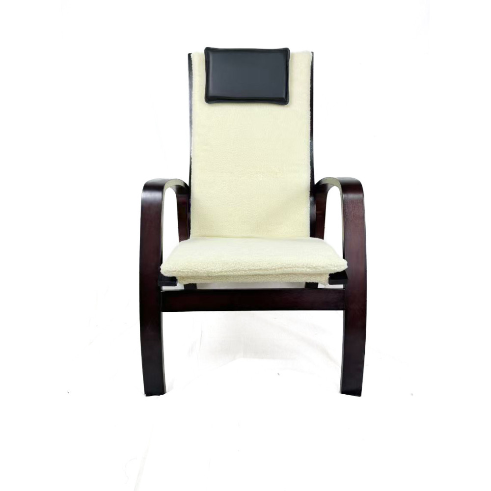 Кресло для отдыха с подставкой Avko ARC013 Walnut Beige