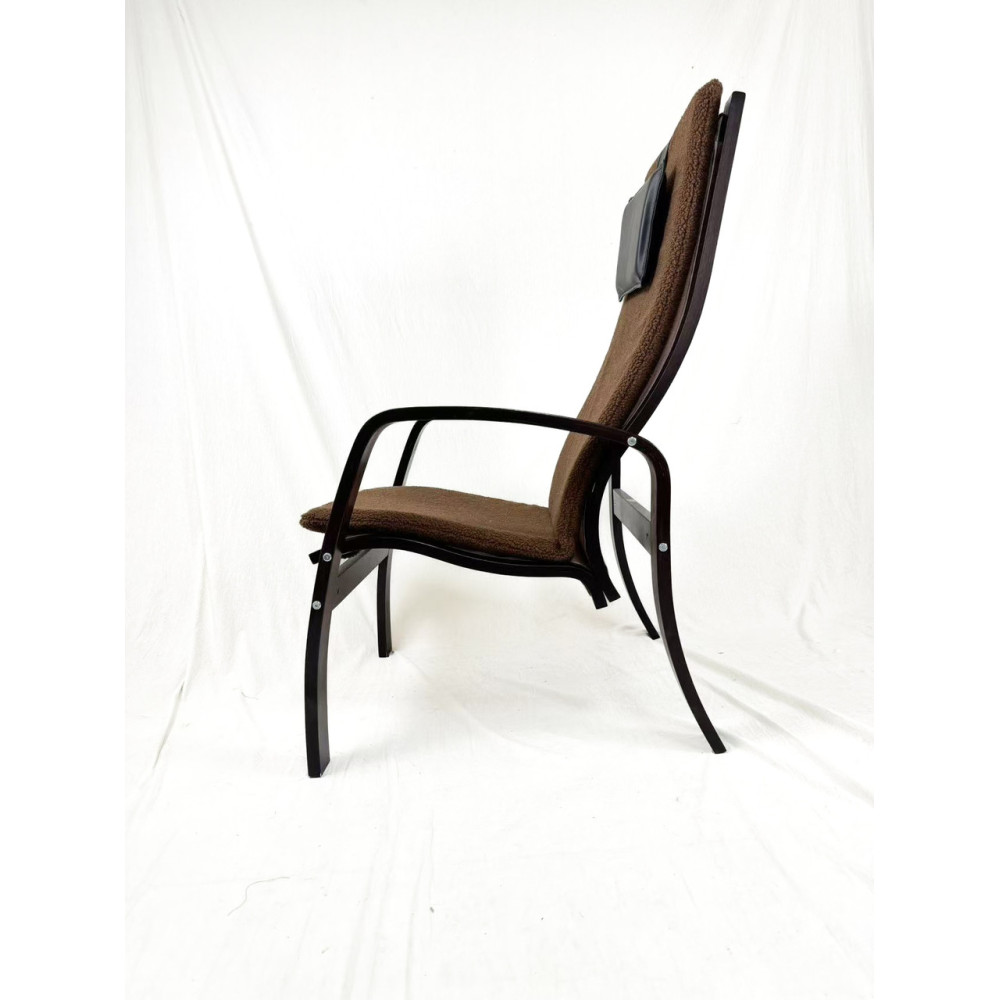 Кресло для отдыха с подставкой Avko ARC012 Walnut Latte