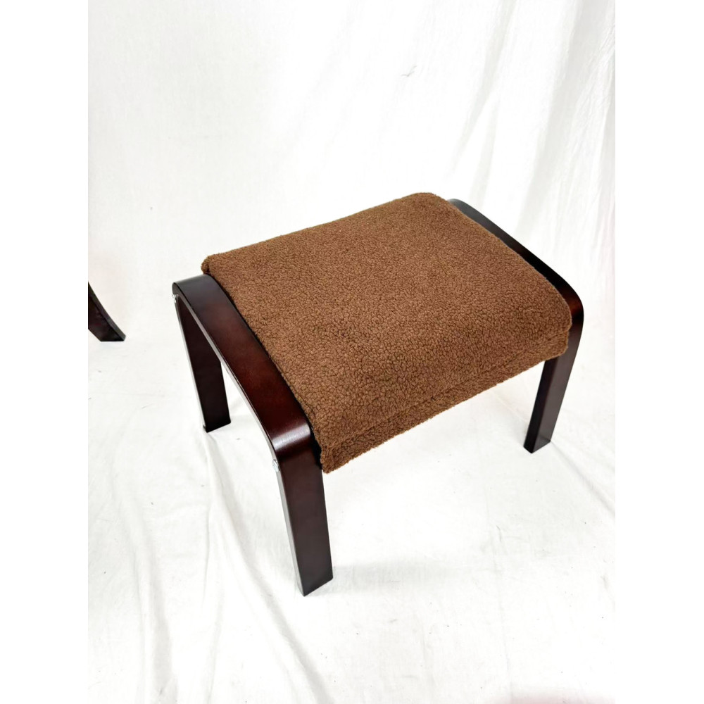 Кресло для отдыха с подставкой Avko ARC012 Walnut Latte