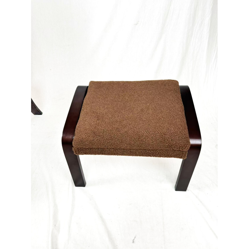 Кресло для отдыха с подставкой Avko ARC012 Walnut Latte