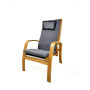 Кресло для отдыха с подставкой Avko ARC011 Natural Grey