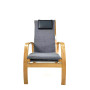 Кресло для отдыха с подставкой Avko ARC011 Natural Grey