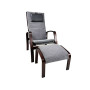 Кресло для отдыха с подставкой Avko ARC011 Walnut Grey