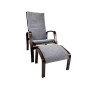 Кресло для отдыха с подставкой Avko ARC011 Walnut Grey