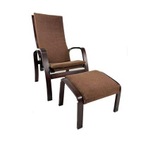 Кресло для отдыха с подставкой Avko ARC012 Walnut Latte