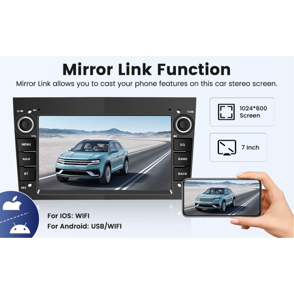 Штатная магнитола Hikity + камера заднего вида для Opel Андроид 