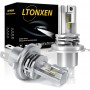 Автомобільні LED лампи LTONXEN, H4 Hi/Lo,  6500 К білого кольору,  12V-24V 