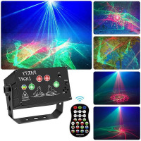 Проектор TIME4BUY для лазерного шоу, Лазерне світло для вечірок, з датчиком звуку