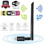 Антена 1200 Мбіт/с USB-адаптер Wi-Fi для ПК, дводіапазонний приймач 2.4G/5.8G2