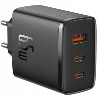 Быстрая зарядка Baseus  65 W блок питания 3x usb-c typ-cOS-Cube Pro