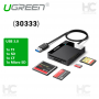 Потужний кардрідер UGREEN 4 в 1 USB 3.0  Adapter Hub 5Gbps