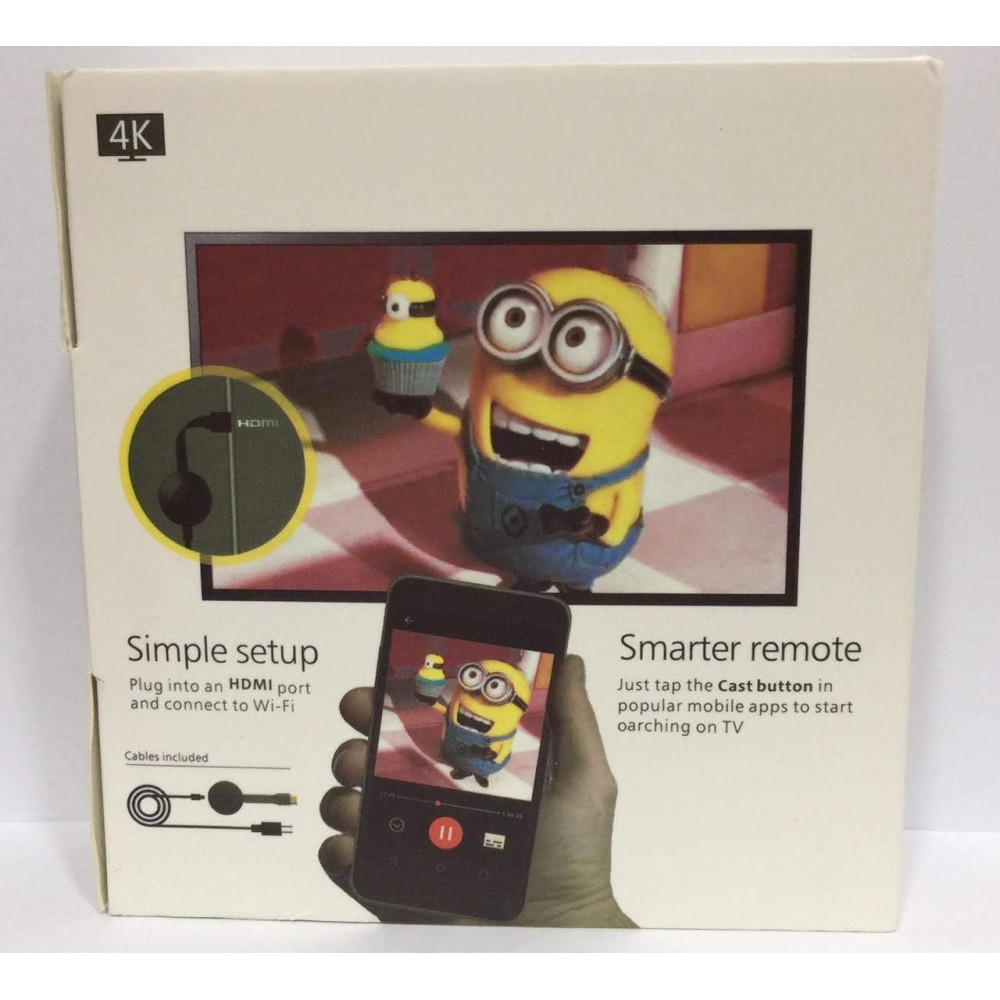 Google Chromecast 4K медиаплеер