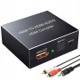 HDMI Audio Разветвитель Adapter ROOFULL 4K HDMI, HDMI Конвертер, экстрактор
