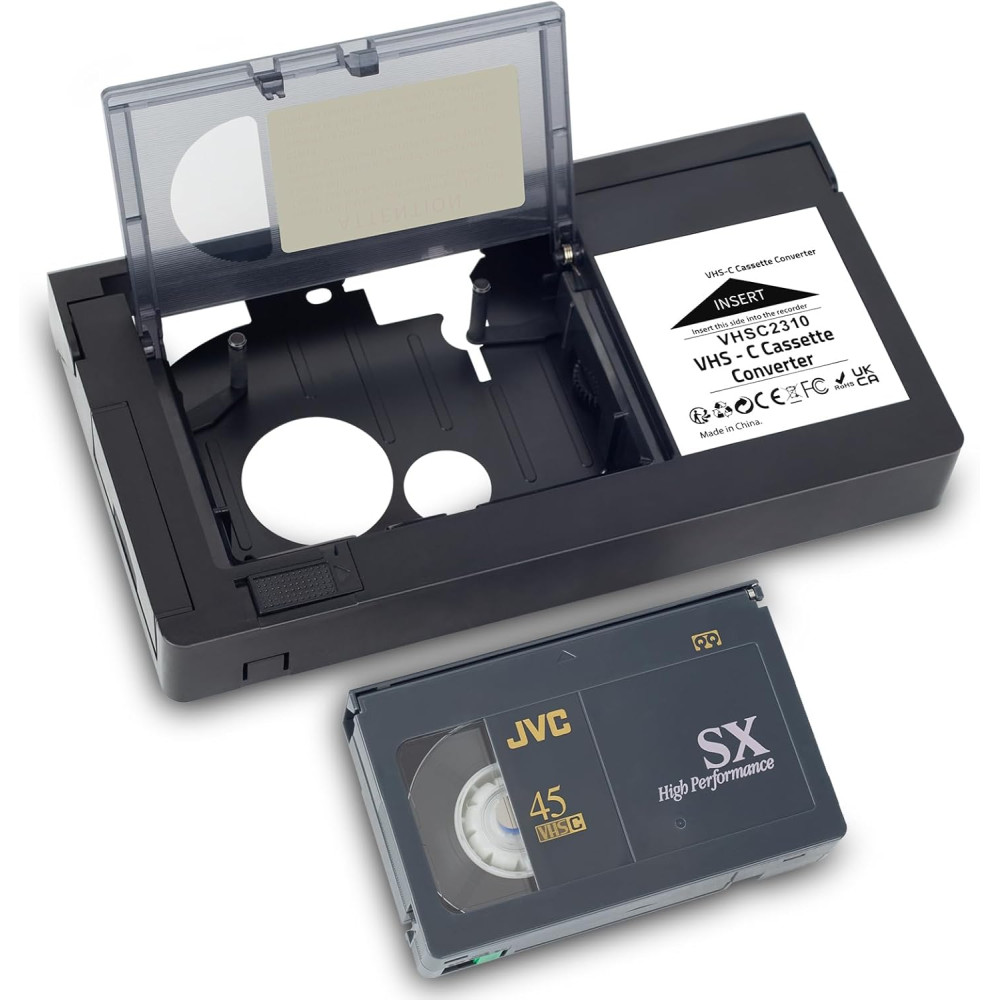 Переходник Tangxi для кассет S VHS C/S VHS (видеоконвертер, моторизированная кассета, 6 мм)