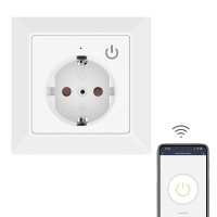 Розумна розетка WiFi UCOMEN Smart прихований монтаж, сумісна з Tuya, Alexa та Google Home