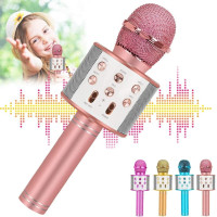Караоке микрофон Wowstar WS 858 Bluetooth для детей 