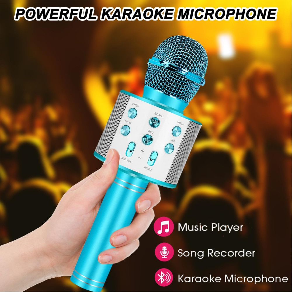 Караоке мікрофон Wowstar WS 858 Bluetooth для дітей 