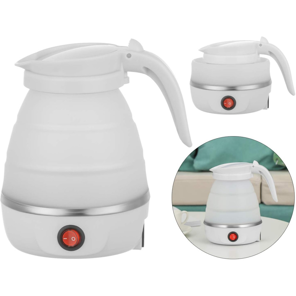 Силиконовый электрочайник JIG'sMART 600 мл белый